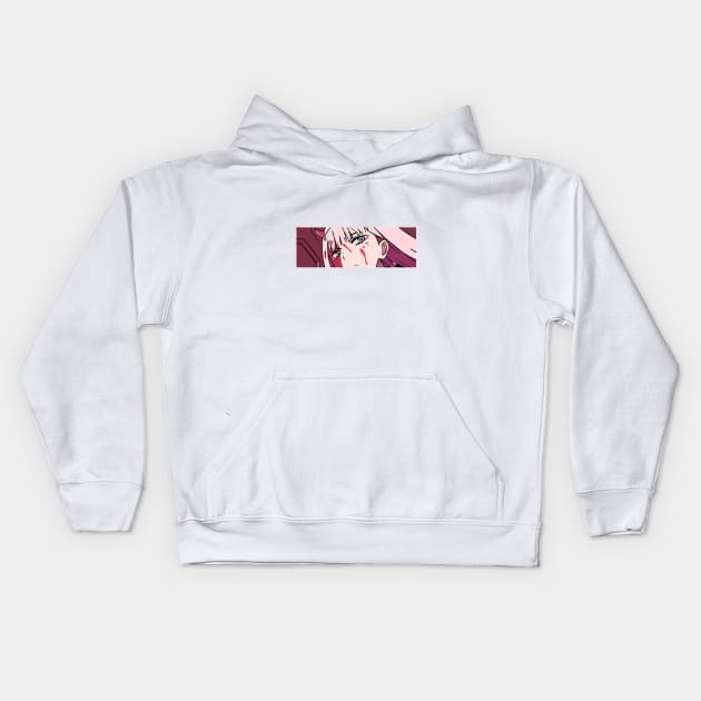 Zero two Kids Hoodie by Vhitostore